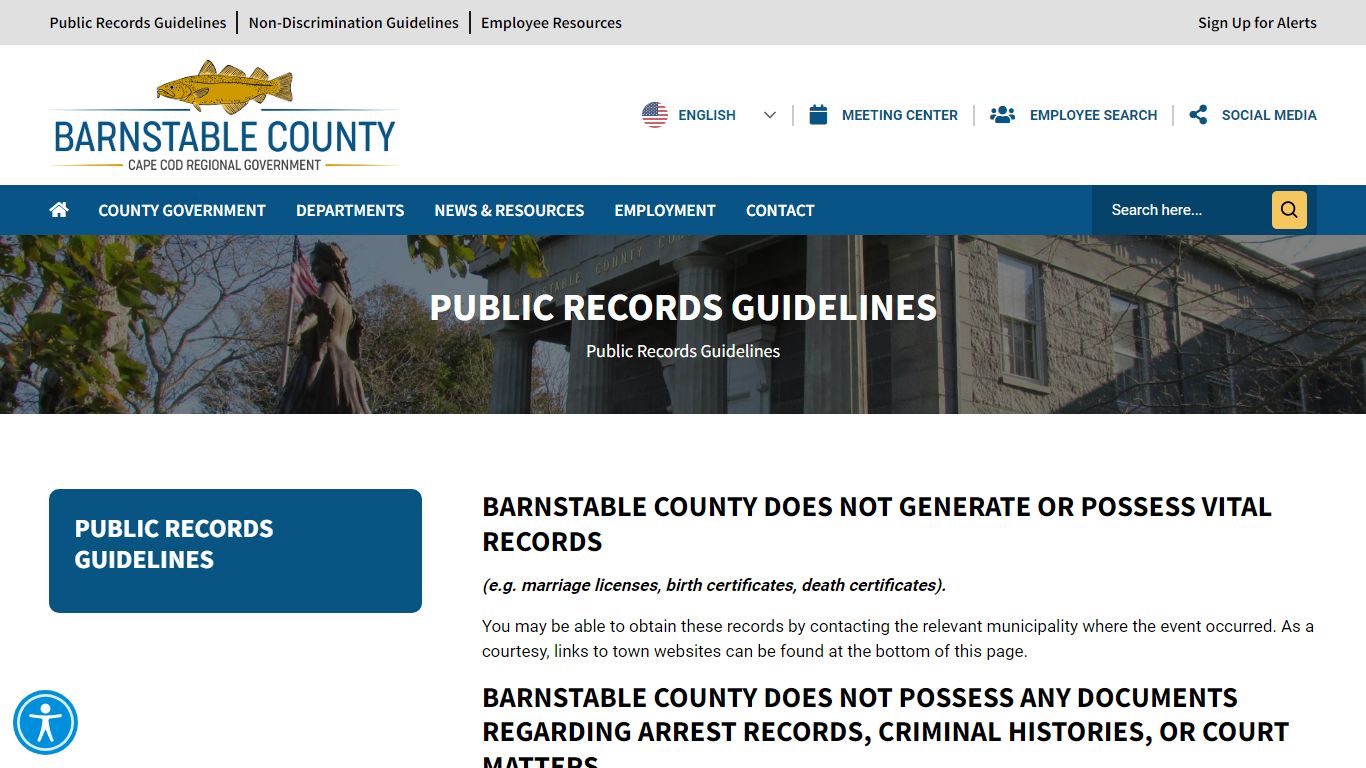 Make a Public Records Request | Barnstable County